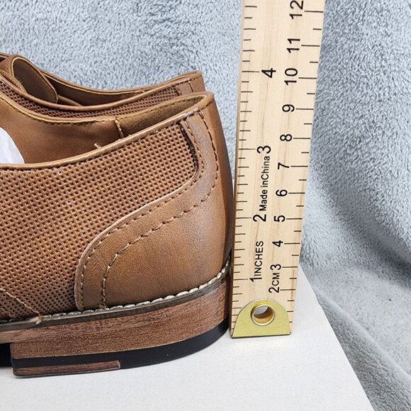 Kenneth Cole Shoes Mens Size 8 Reaction Curtis Buck Brown Lace Up Dress *NWT* main image 12